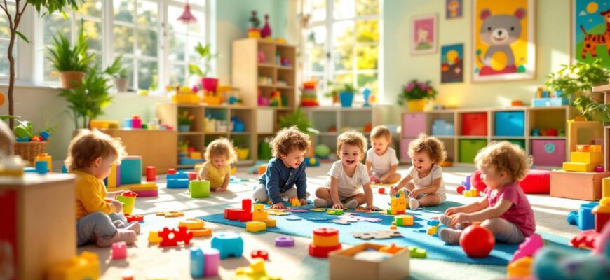 игровая комната с развивающими играми для детей