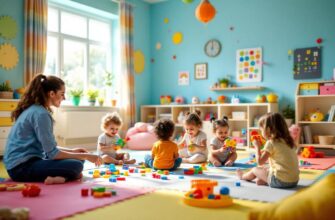 игровая комната для детей с развивающими игрушками