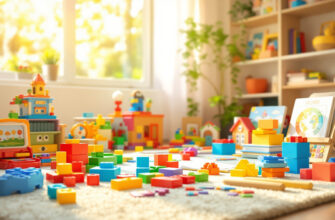 игровая комната с развивающими игрушками для детей