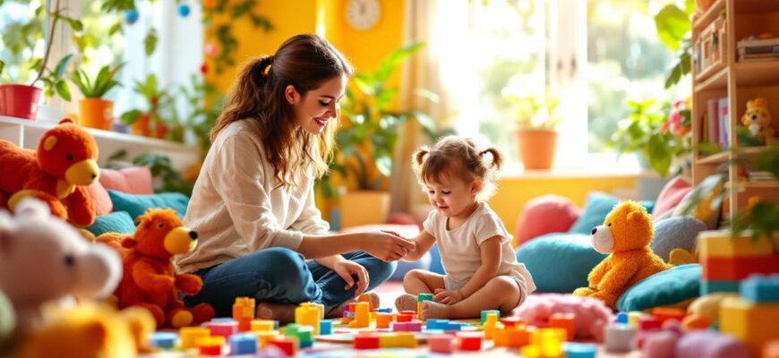 яркая игровая комната для развития внимания у детей