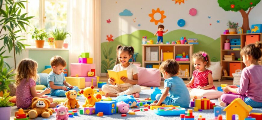игровая комната для детей с развивающими играми