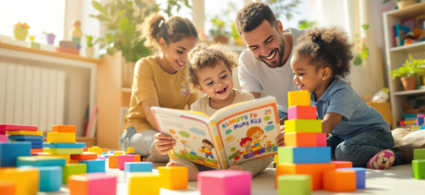 яркая сцена развития ребенка в возрасте 2–3 лет в солнечной комнате